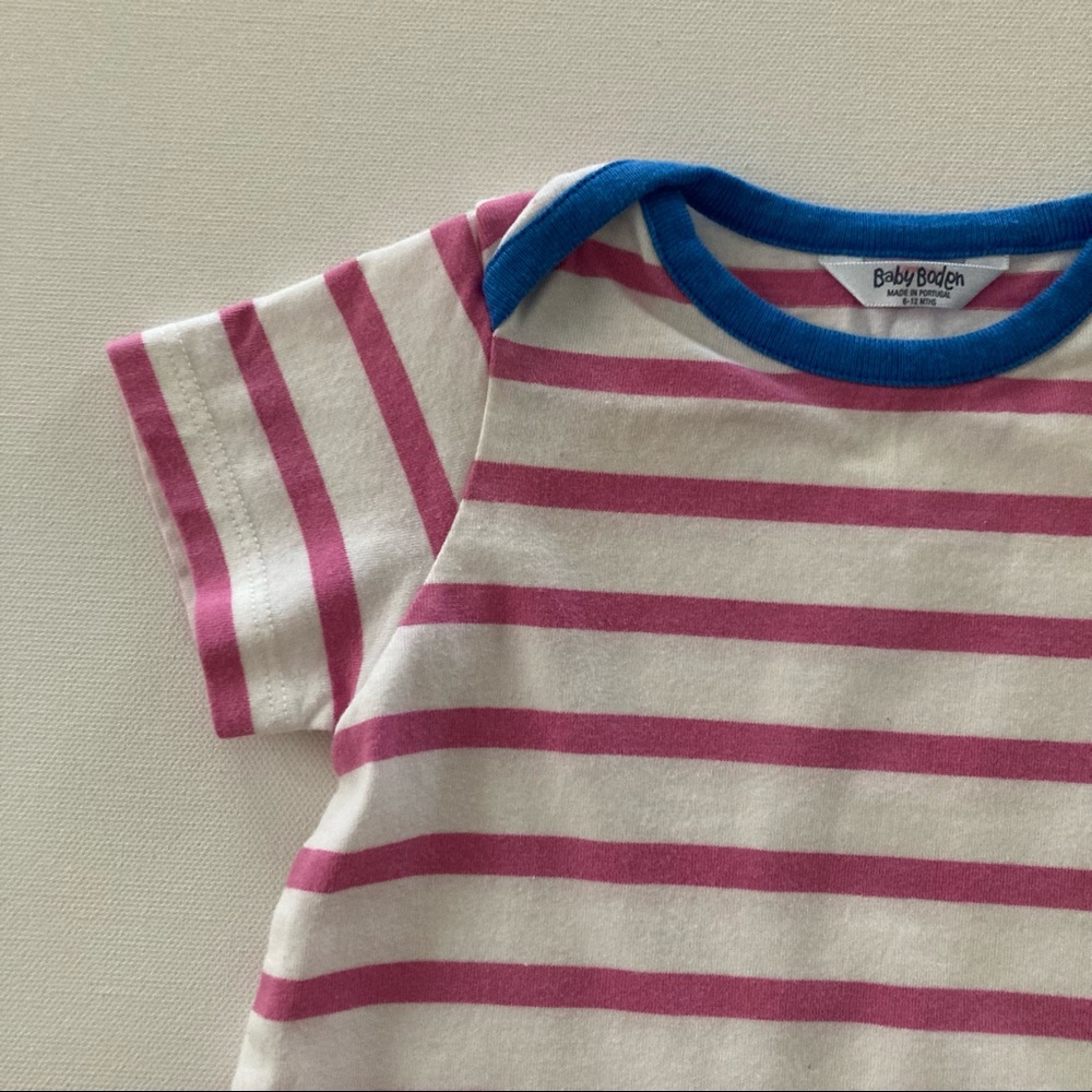 Baby Boden Girl 6-12 Months Whale Dress Spring Summer Embroidered - Picture 4 of 7